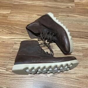 Sorrell Mens Leather Boots Size 13 Waterproof All Terrain Hiking Walking Camping